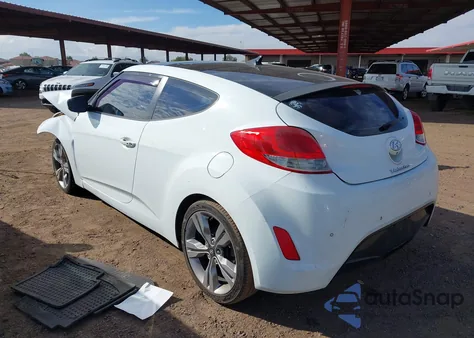 2012 Hyundai Veloster Base W/Gray z USA, uszkodzony, nr VIN KMHTC6AD7CU053764